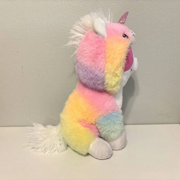 Unicorn Cat Plushie - Peek-A-Boo - 9" - Picture 4 of 4